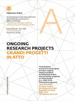 cover image of Grandi progetti in atto--Ongoing research project